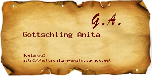 Gottschling Anita névjegykártya
